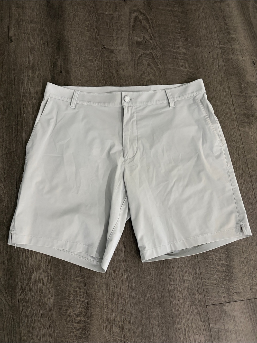 Rhone 8" Resort Short Cloud Grey Italian Stretch Performance Men’s 34